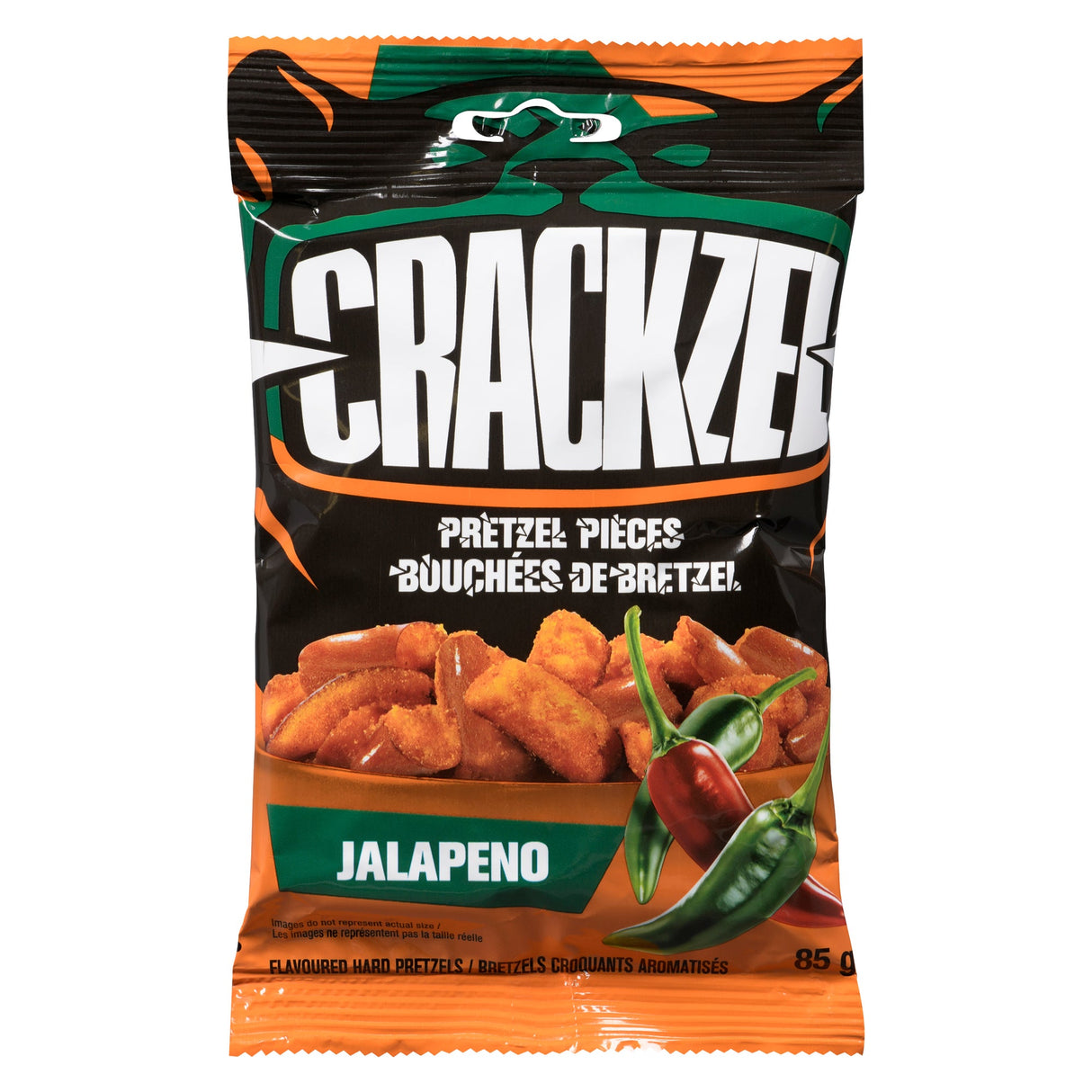 Crackzel - Bouchées de bretzel - Jalapeno 85 g