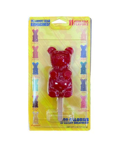 Gummy Bear sur bâton - Cerise - 149 g - La Ribouldingue