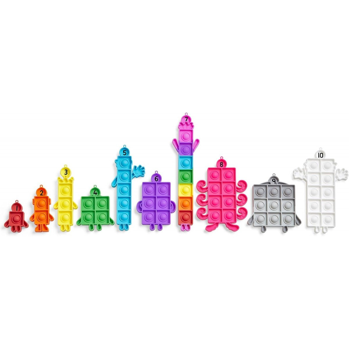 Number Blocks - Sensory Bubble Poppers