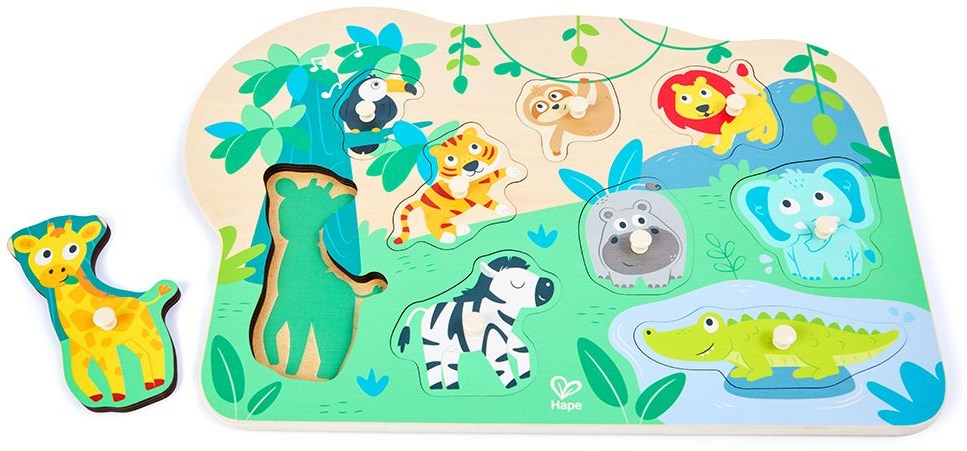 Wild Animals - 10 pcs Wood