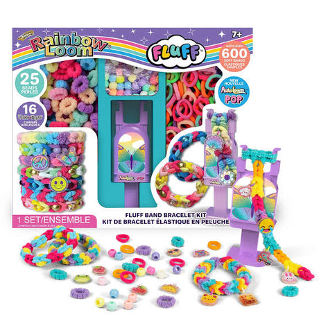 Rainbow Loom - Kit de bracelet élastique en peluche (Bil)