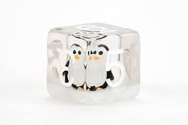 Ensemble dés polyédriques 16 mm - Pingouin