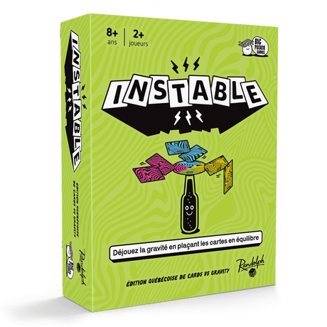 Instable - Cartes vs Gravité - Édition Québécoise (Fr) - La Ribouldingue