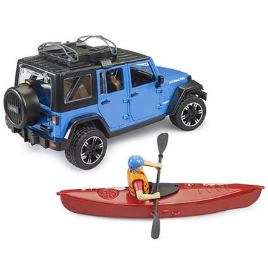Jeep Wrangler Rubicon avec kayak et figurine - La Ribouldingue
