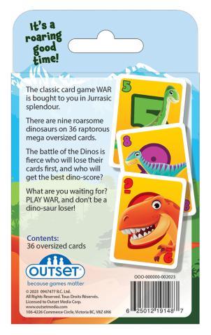 Jeu de carte - La bataille des Dinosaures (Ang) - La Ribouldingue