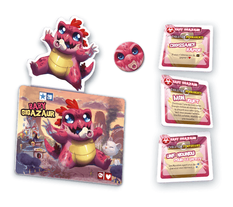 King of Tokyo : Baby Gigazaur (Ext) (FR) - La Ribouldingue