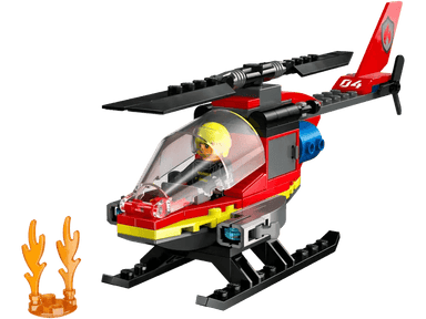 L'hélicoptère de secours des pompiers - City - La Ribouldingue