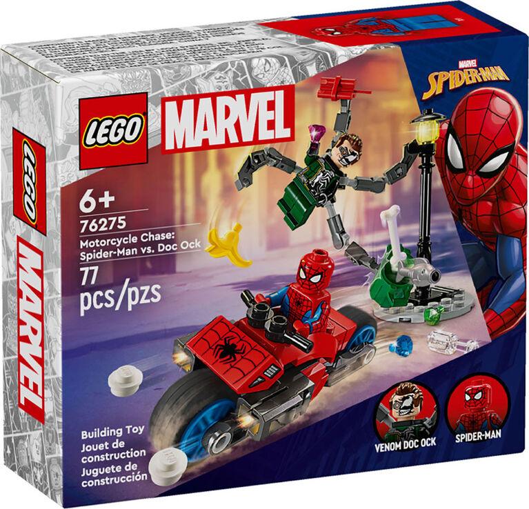La course-poursuite en moto : Spider-Man contre Docteur Octopus - Marvel - La Ribouldingue