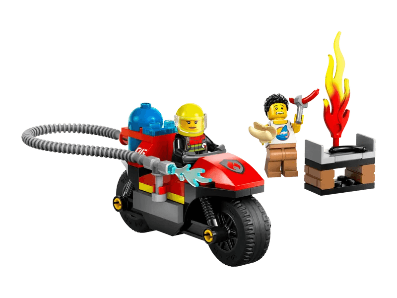 La moto d'intervention rapide des pompiers - City - La Ribouldingue
