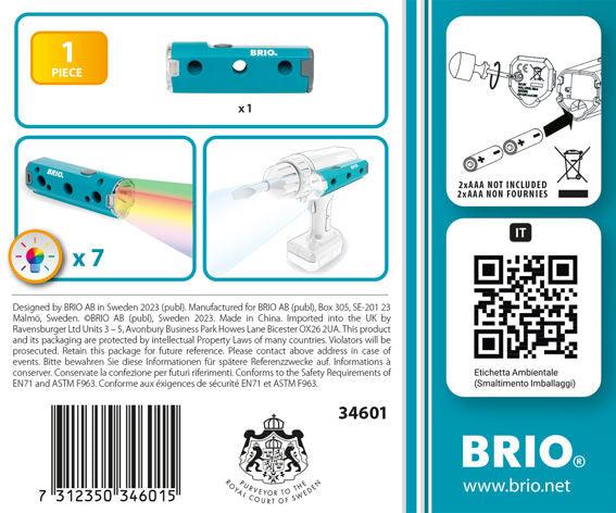 Lampe de poche Brio Builder - La Ribouldingue