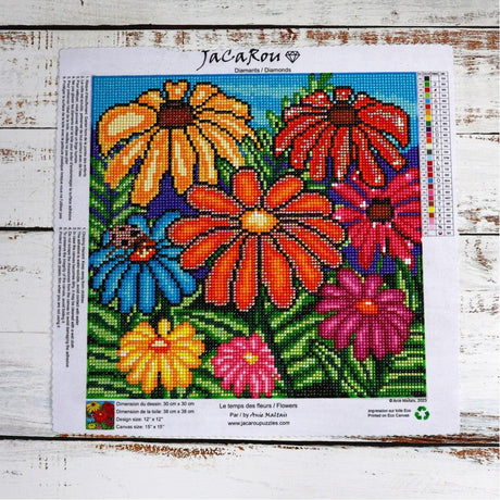 Le temps des fleurs 30 x 30 cm - La Ribouldingue