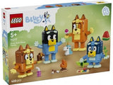 La famille de Bluey en briques - Bluey