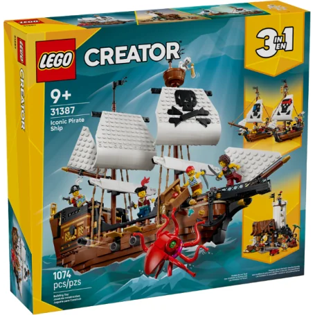 Iconic Pirate Ship - Creator 3-in-1