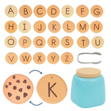 Bocal à biscuits de l'alphabet