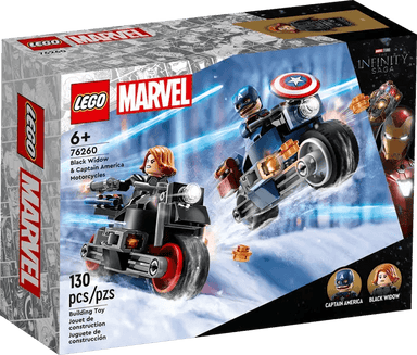 Les motos de Black Widow et de Capitaine America - Marvel - La Ribouldingue