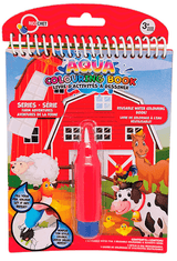 Livre de coloriage à l'eau Ferme/Animaux marins - La Ribouldingue