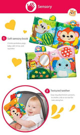 Livre sensoriel - Animaux de la jungle - La Ribouldingue