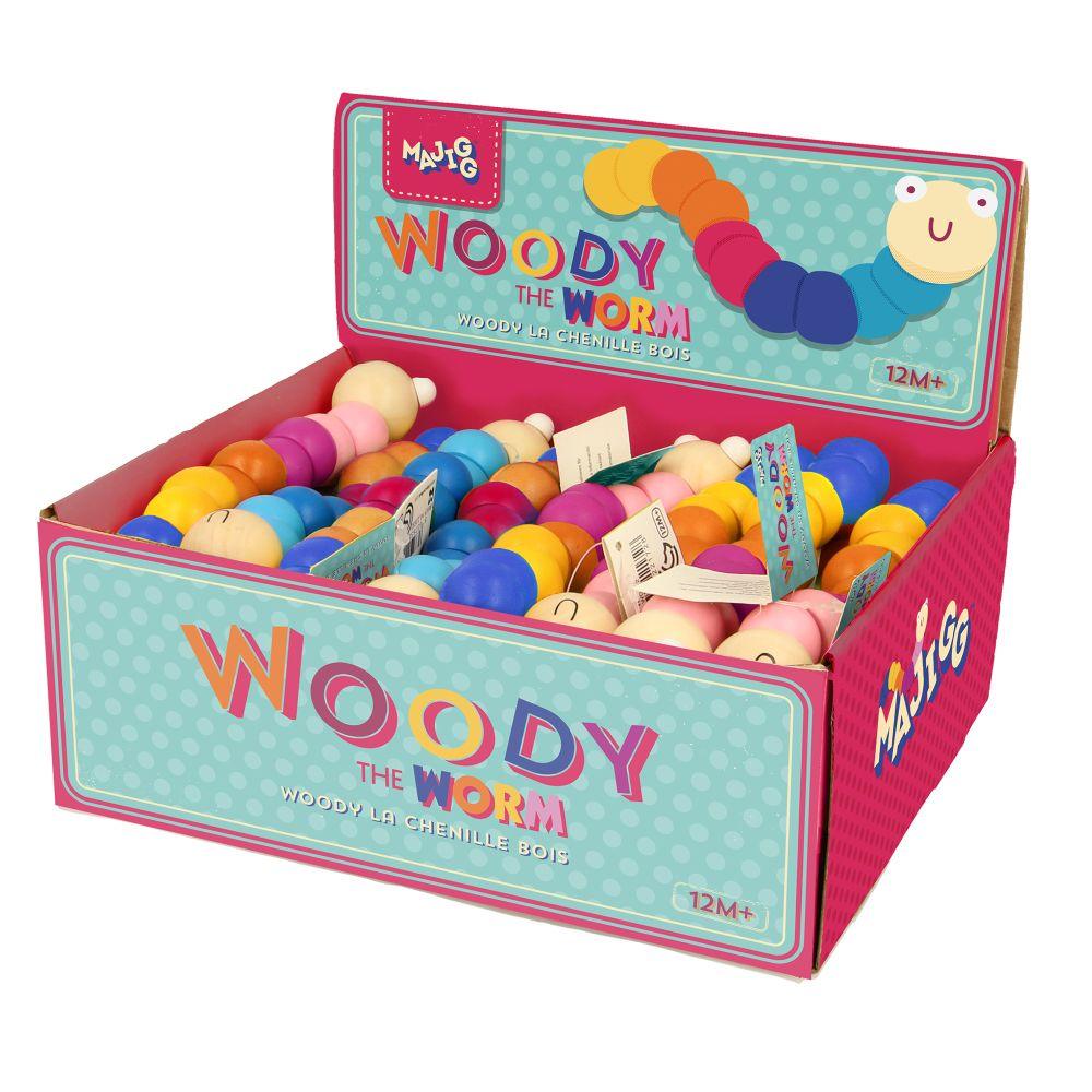 MAJIGG Woody le ver (assortiment) - La Ribouldingue