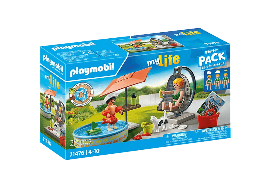 Maman et enfant avec fauteuil suspendu - My Life - La Ribouldingue