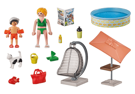 Maman et enfant avec fauteuil suspendu - My Life - La Ribouldingue