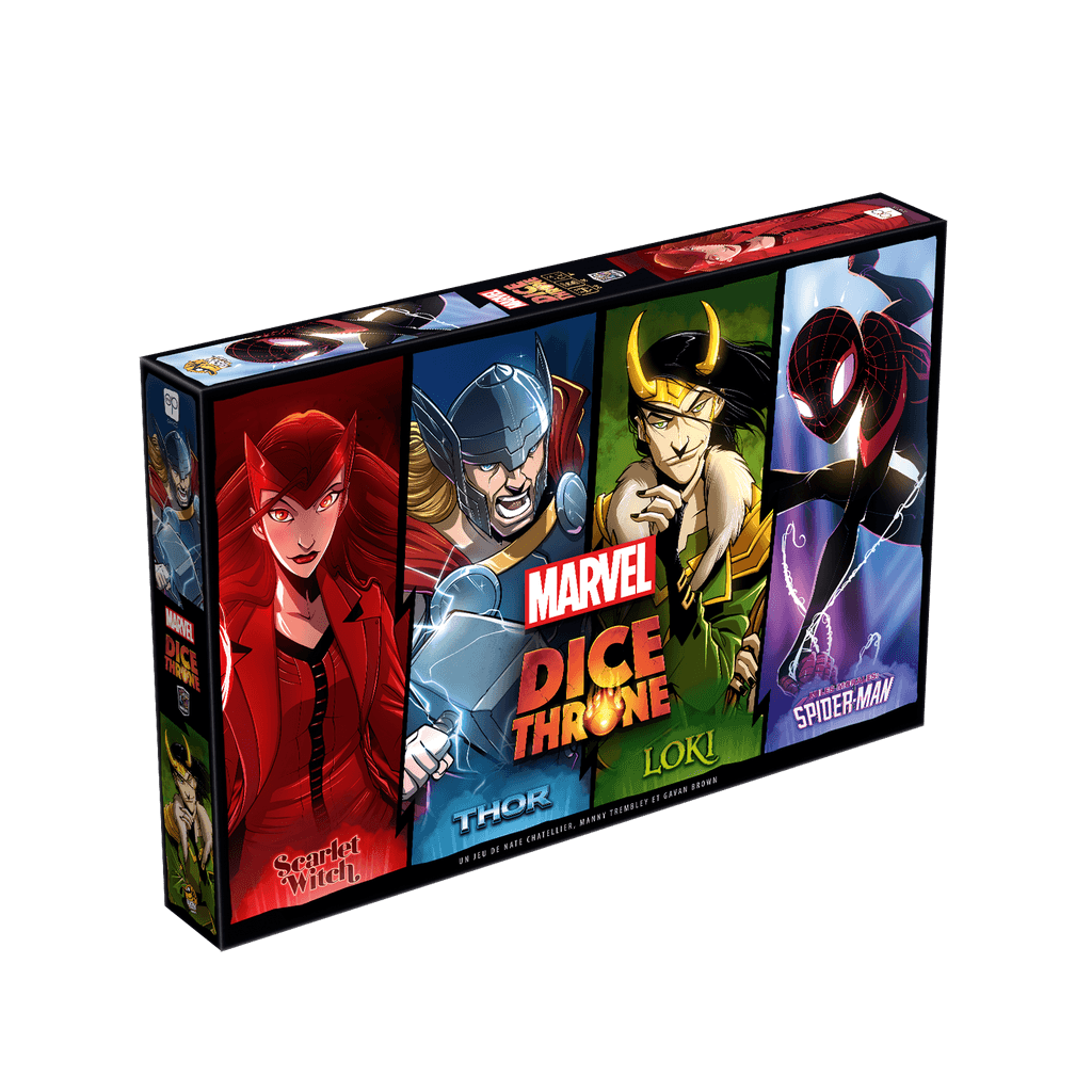 Marvel Dice Throne - Scarlet Witch vs Thor vs Loki vs Spider-man (Fr) - La Ribouldingue