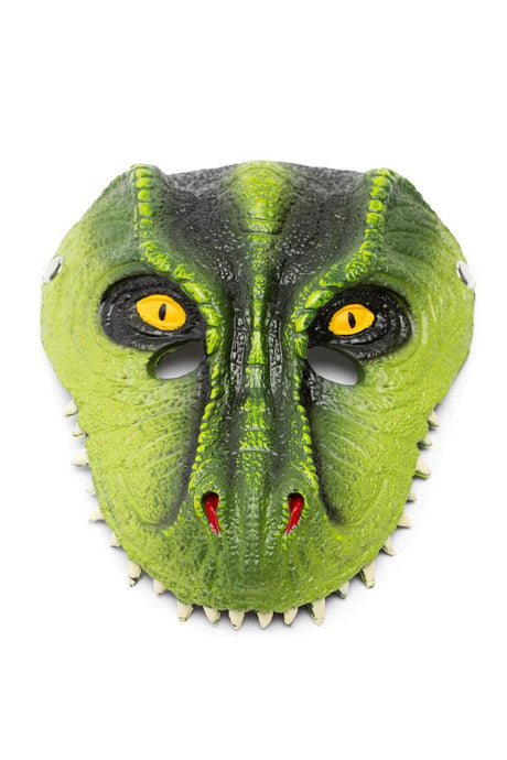 Masque de dino T-Rex vert - La Ribouldingue