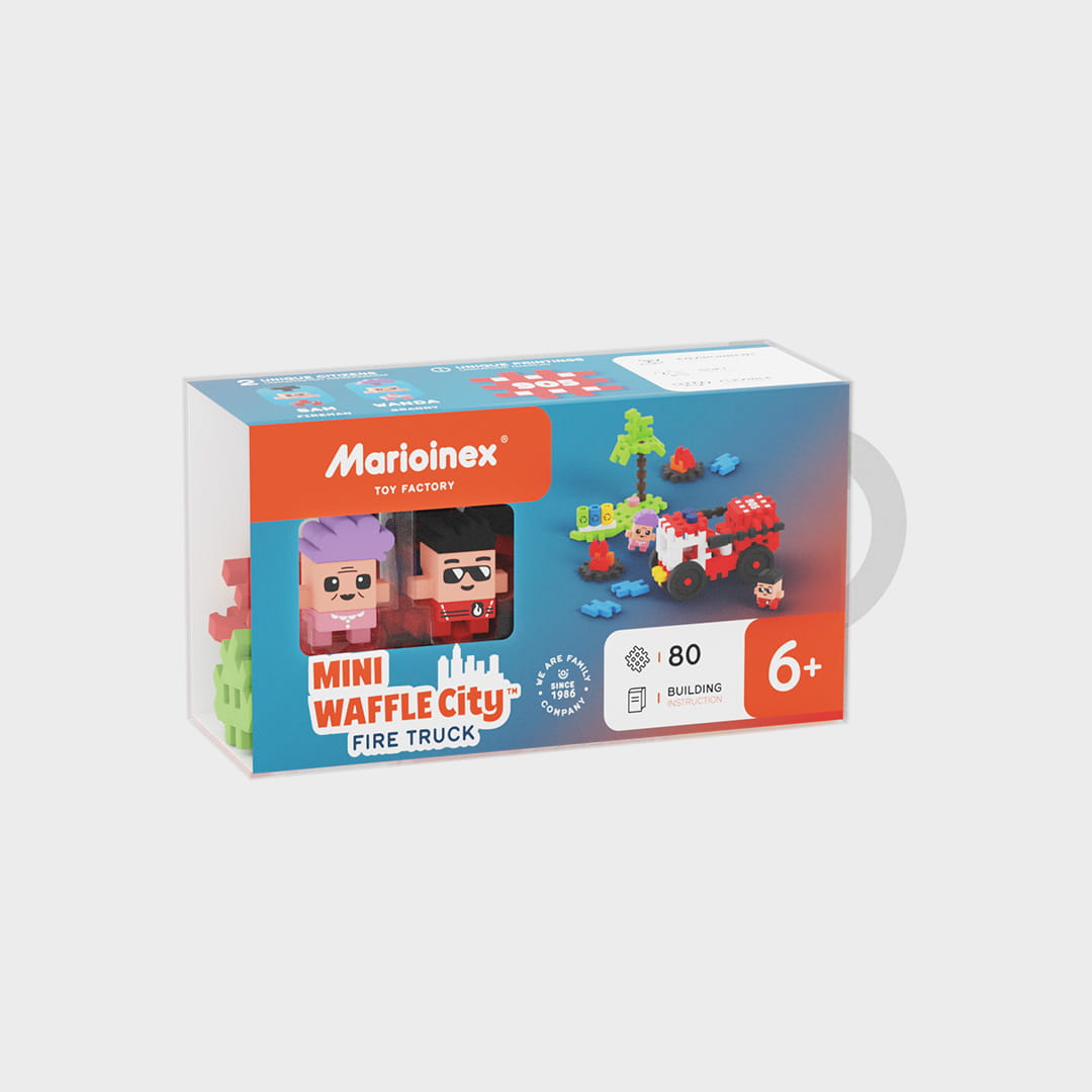 Mini Waffle - Camion de pompiers - 80 mcx