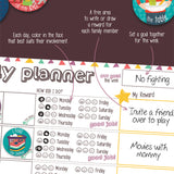 Organisateur familial - One Week at a Time - Horizontal (Ang)