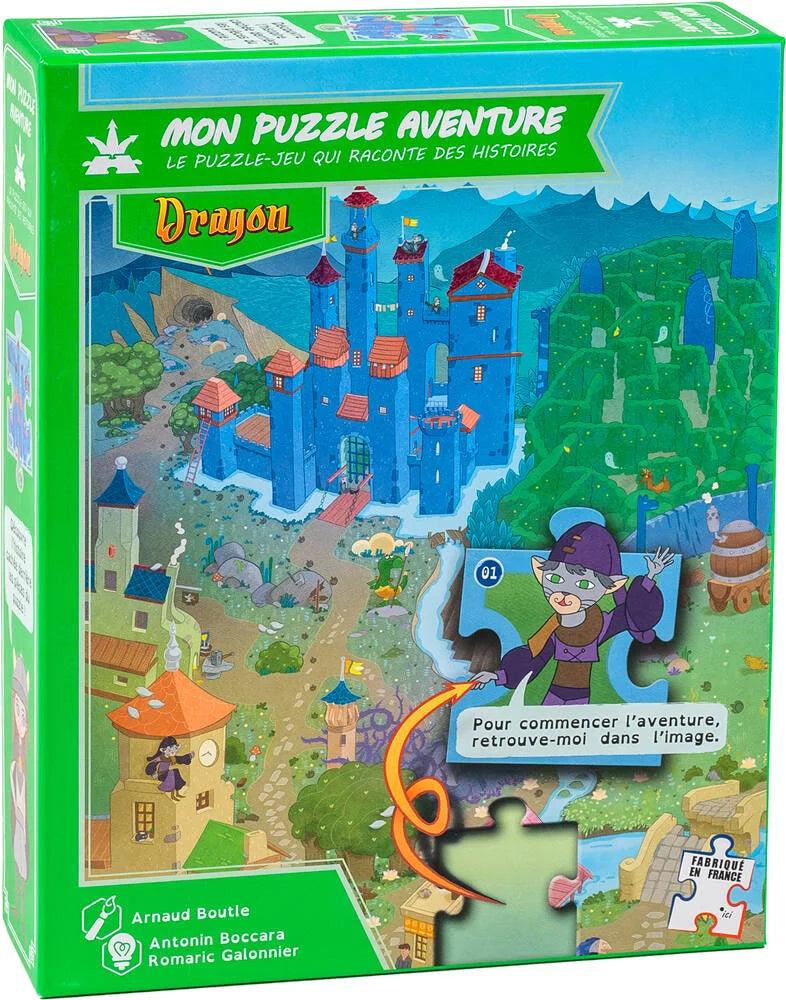 Mon puzzle aventure - Dragon (Fr) - La Ribouldingue