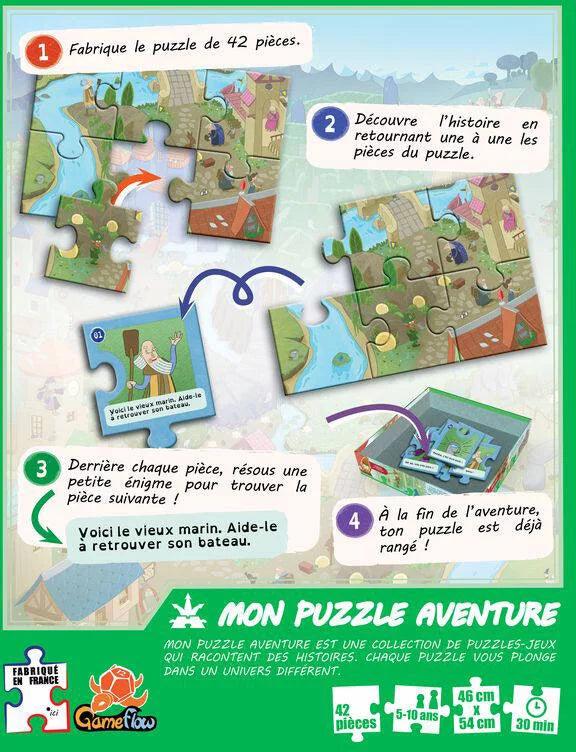 Mon puzzle aventure - Dragon (Fr) - La Ribouldingue