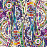 Mosaïque géométrique - 1023 mcx - La Ribouldingue