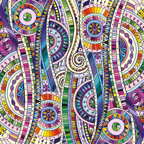 Mosaïque géométrique - 1023 mcx - La Ribouldingue