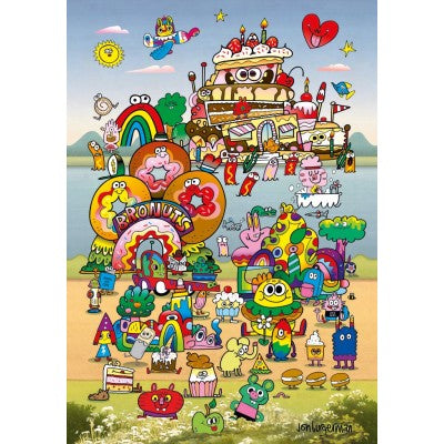 Take a Trip with Jon Burgerman - 500 pcs