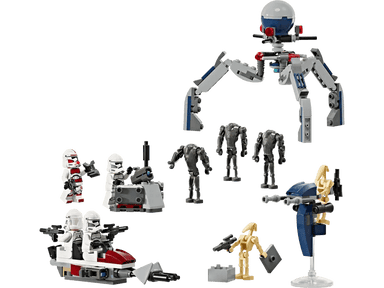 Pack de combat des Clone Troopers et Droïdes de combat - Star Wars - La Ribouldingue