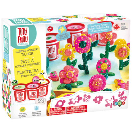 Pâte à modeler - Fleurs scintillantes - La Ribouldingue