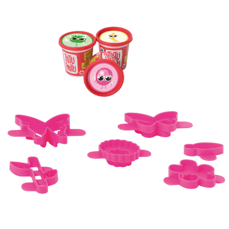 Pâte à modeler - Fleurs scintillantes - La Ribouldingue