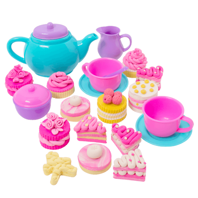 Pâte à modeler - L'heure du thé scintillant - La Ribouldingue