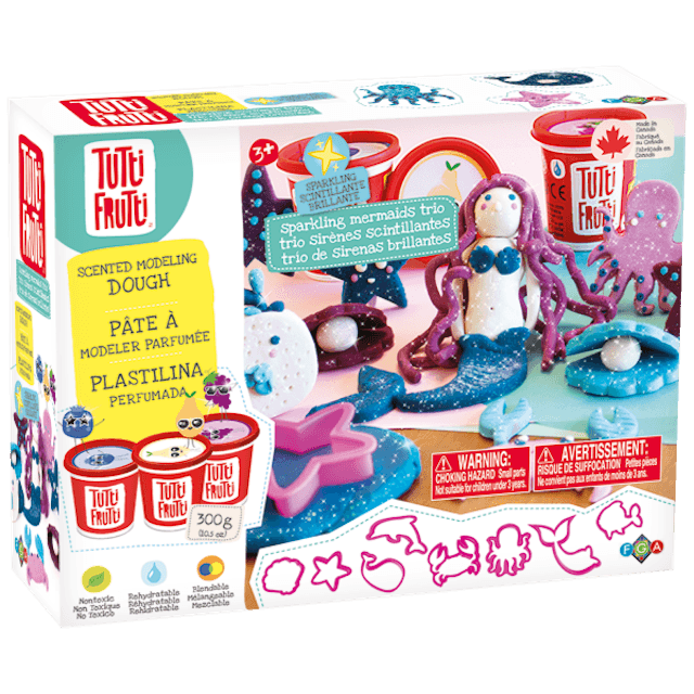 Pâte à modeler - Sirènes scintillantes - La Ribouldingue