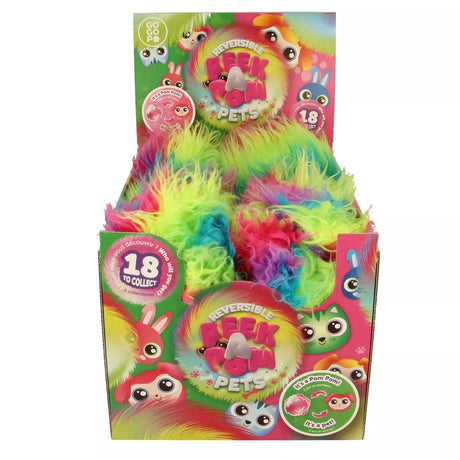 Peek-a-Poms Pets (assortiment) - La Ribouldingue
