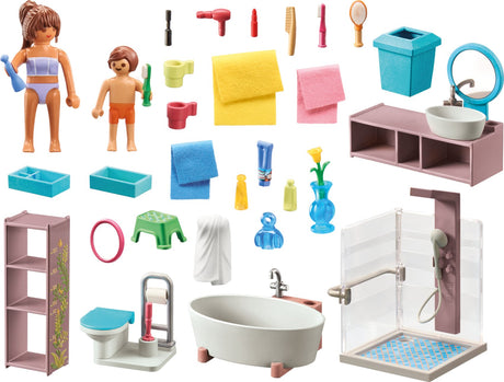 Salle de bain avec douche et baignoire - My Life