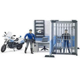 Poste de police Bworld avec moto de police - La Ribouldingue