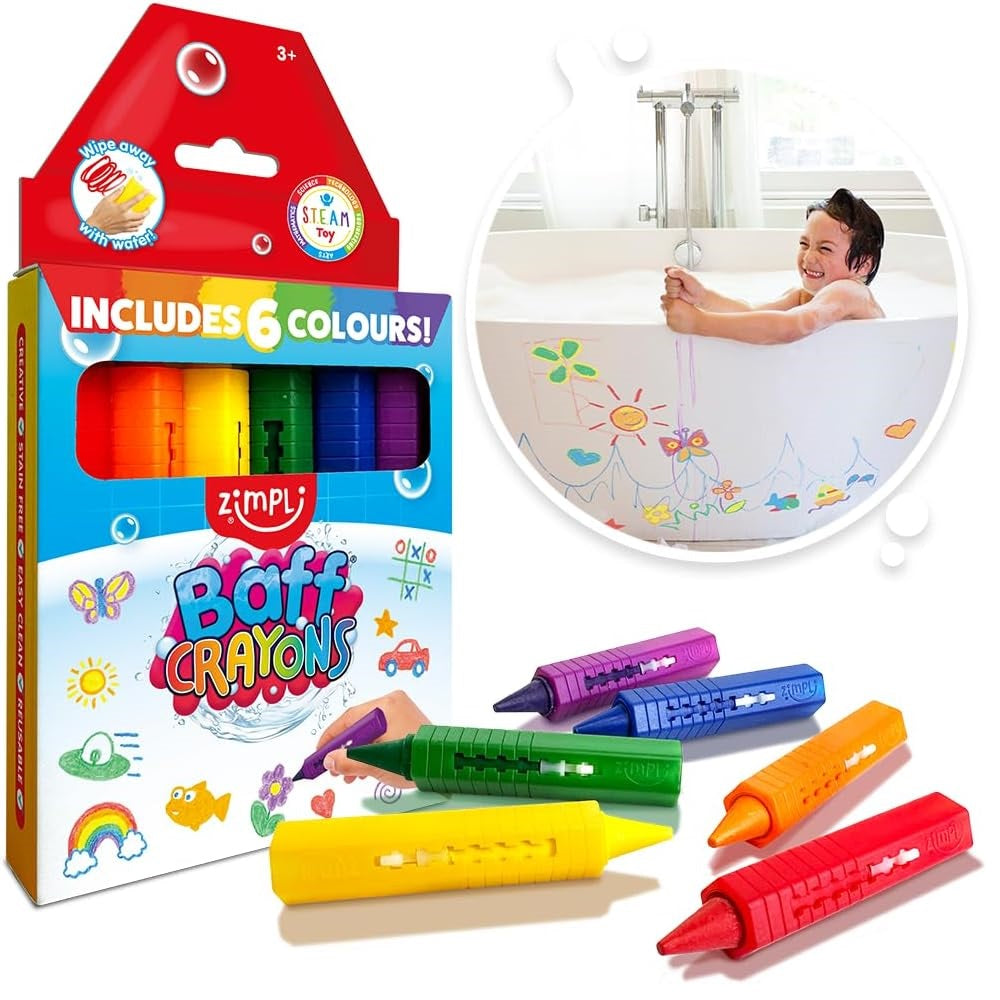 Zimpli - Baff Crayons (6)