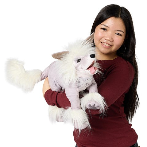 Marionnette - Chien chinois à crête