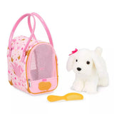 Pucci - Sac rose avec couronne et bichon maltais - La Ribouldingue