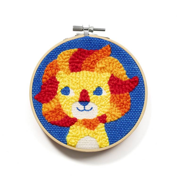 Punch Needle - Lion