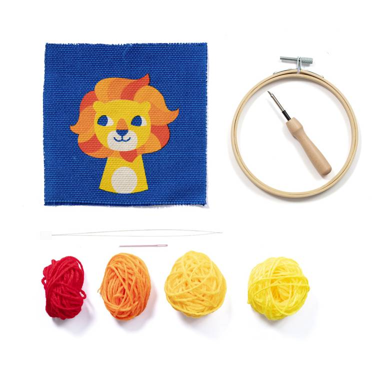 Punch Needle - Lion