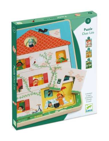 Puzzle 3 niveaux - Chez Leo - 12 mcx