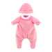 Pyjama rose et bonnet pour poupon 36 cm - La Ribouldingue