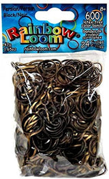 Rainbow Loom - Élastiques Persian/black - La Ribouldingue