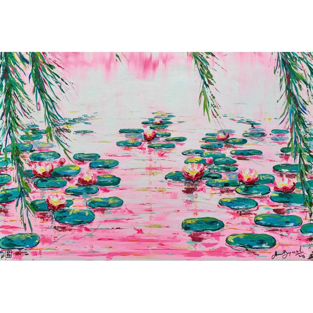 Pink Water Lilies - 4000 pcs